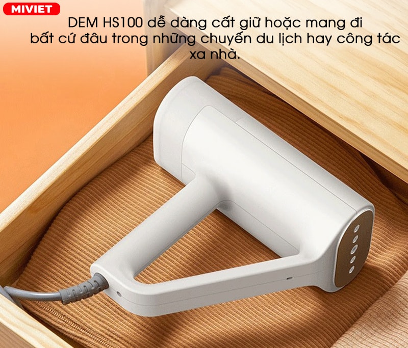 Bàn ủi hơi nước cầm tay Deerma DEM-HS100 Dễ dàng cất giữ sau khi sử dụng