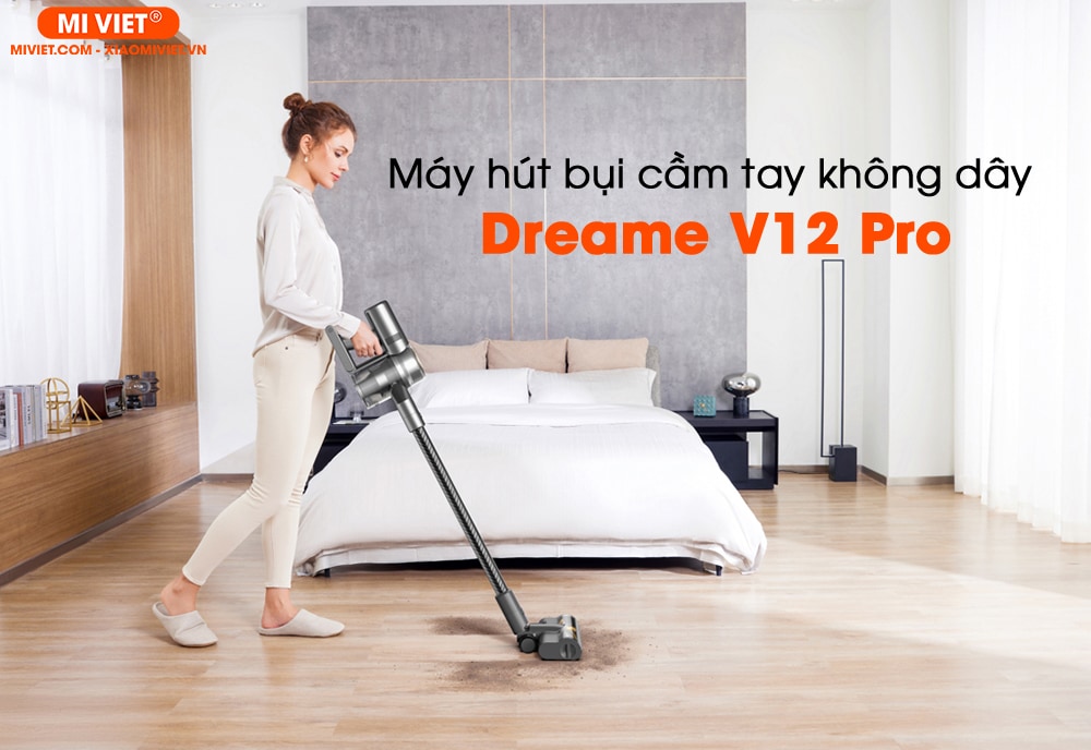 Máy hút bụi cầm tay không dây Dreame V12 Pro - Quốc Tế - 2023 Máy hút bụi cầm tay không dây Dreame V12 Pro