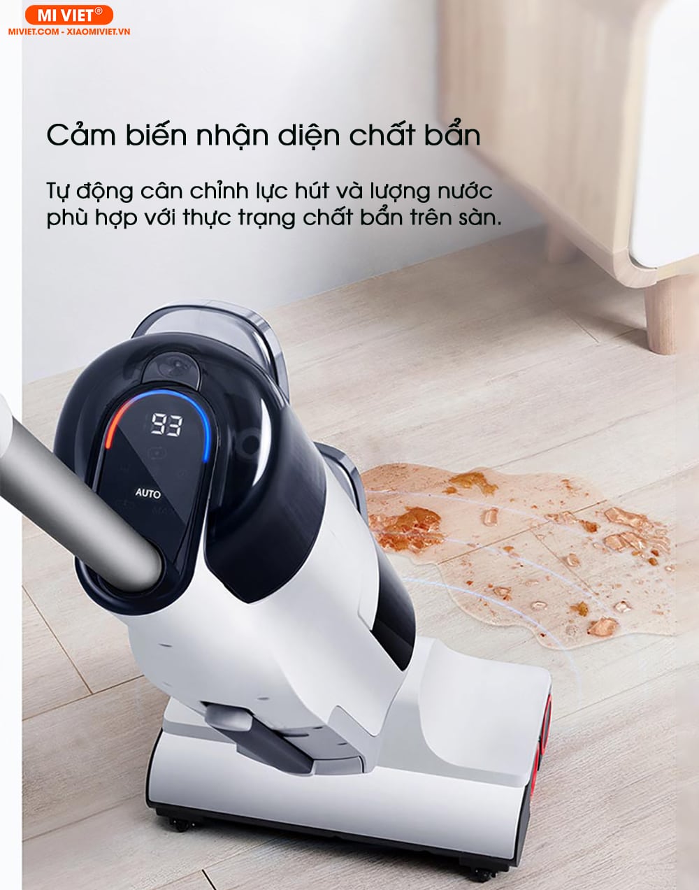 Máy hút bụi lau nhà ướt và khô Roborock Dyad Cảm biến nhận diện vết bẩn thông minh