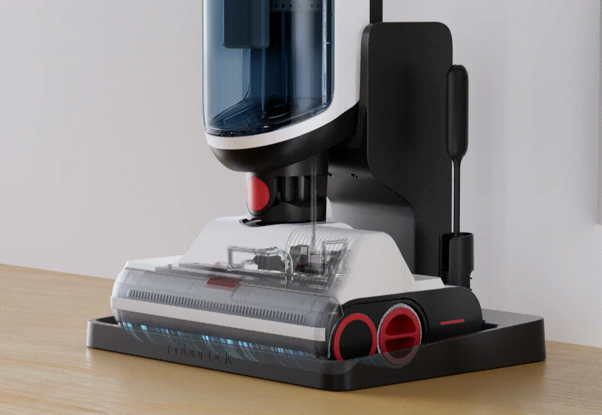 Máy hút bụi lau nhà ướt và khô Roborock Dyad Vệ sinh con lăn dễ dàng với một lần nhấn nút