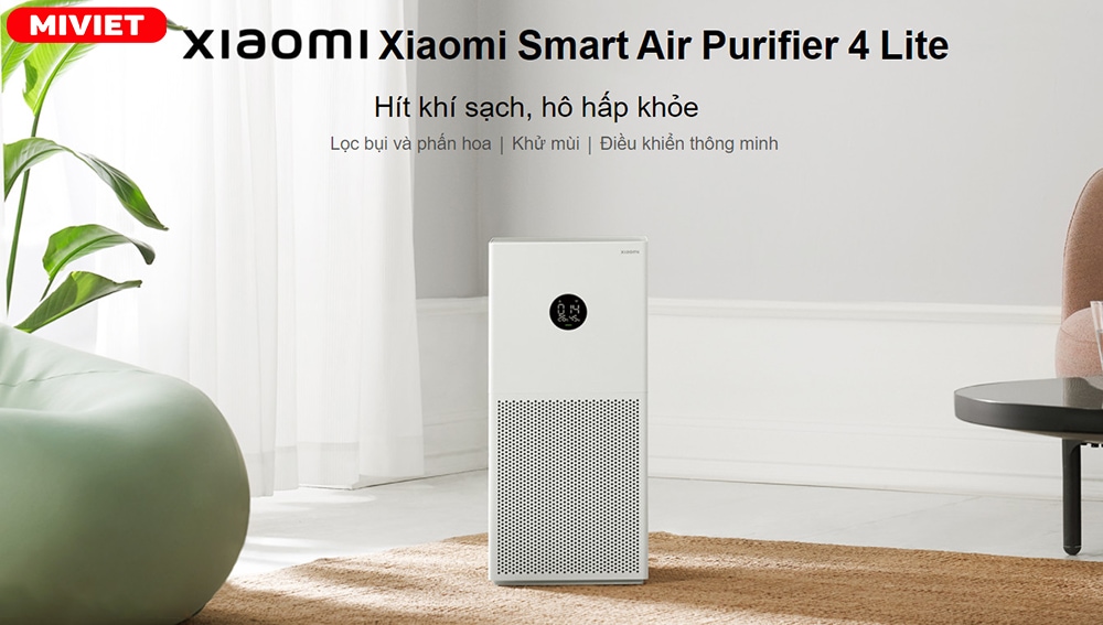 Máy lọc không khí Xiaomi 4 Lite - Mi Air Purifier 4 Lite - Quốc Tế Máy lọc không khí Xiaomi 4 Lite