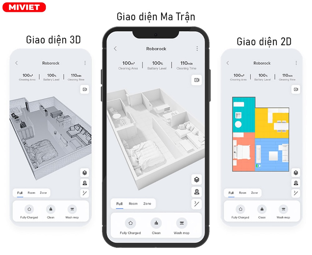 Robot hút bụi lau nhà Roborock S7 MaxV Ultra - Best Seller Tạo bản đồ ma trận 3D