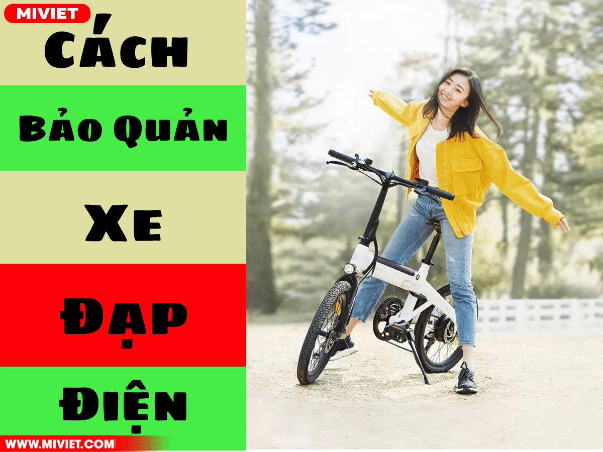 Hướng dẫn cách bảo quản xe đạp điện đơn giản giúp tuổi thọ cho xe
