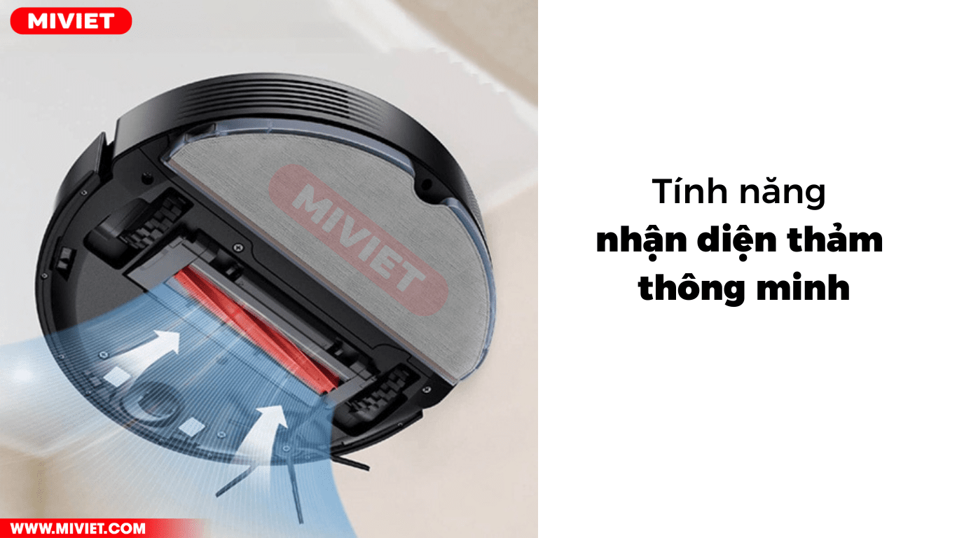 So sánh Dreame Z10 Pro và Roborock Q7 Max Tính năng nhận diện thảm thông minh của Dream Z10 Pro và Roborock Q7 Max