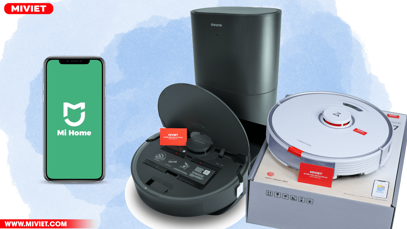 Cả 2 robot hút bụi đều kết nối được với App