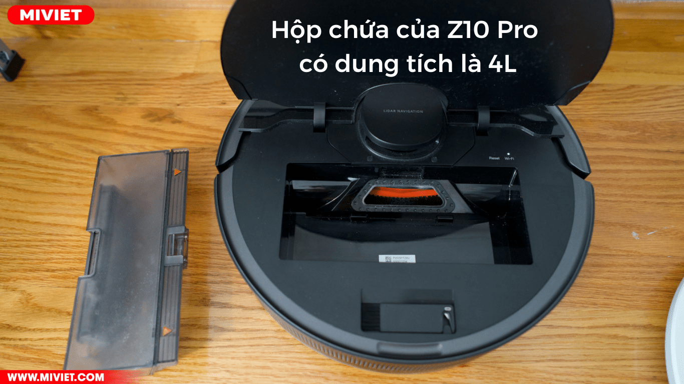 Hộp chứa Roborock S7 lên đến 4L