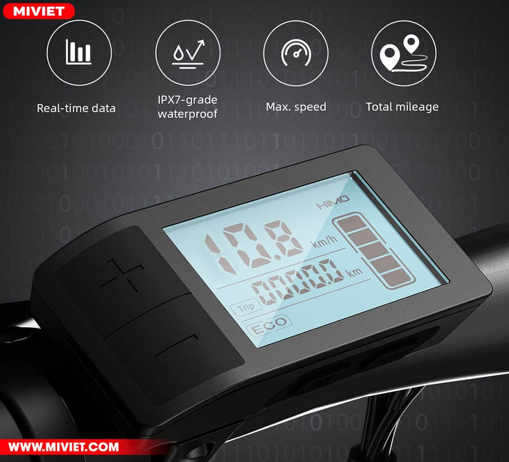 Xe đạp trợ lực điện Xiaomi Himo ZB20 Màn hình trực quan, 3 chế độ lái linh hoạt