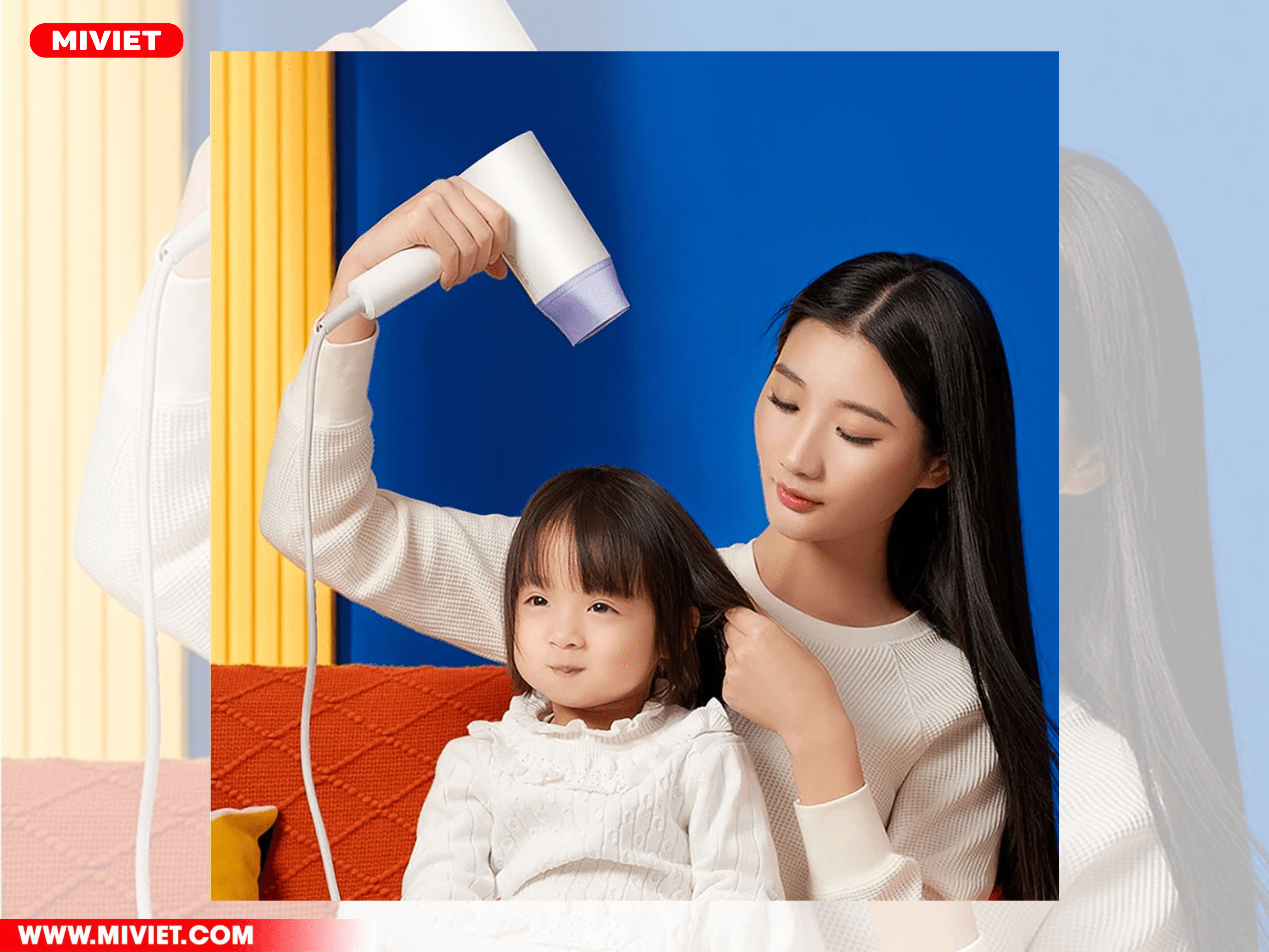 Máy sấy tóc ShowSee A4-W Máy sấy tóc ShowSee A4-W có cầu chì độ nhạy cao