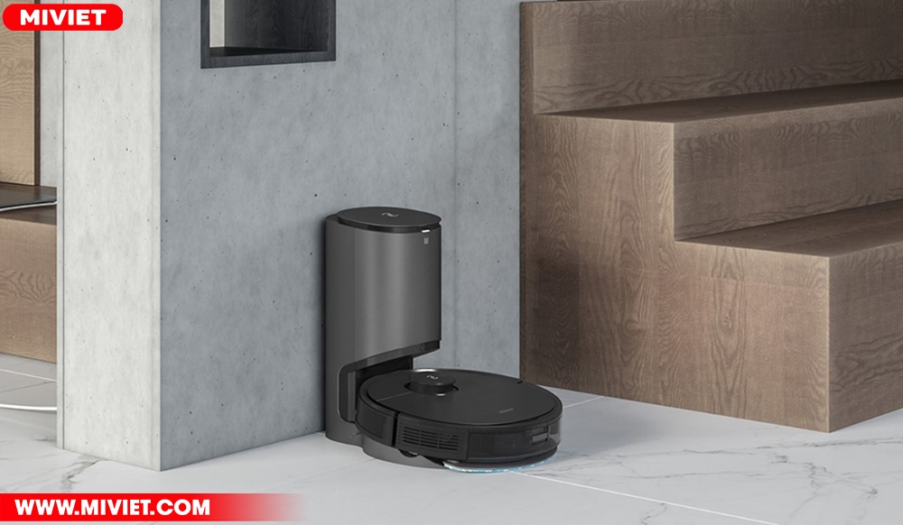 Robot hút bụi lau nhà Ecovacs Deebot Ozmo T8 AIVI Plus Ecovacs Deebot Ozmo T8 AIVI Plus sở hữu thiết kế tinh tế, sang trọng