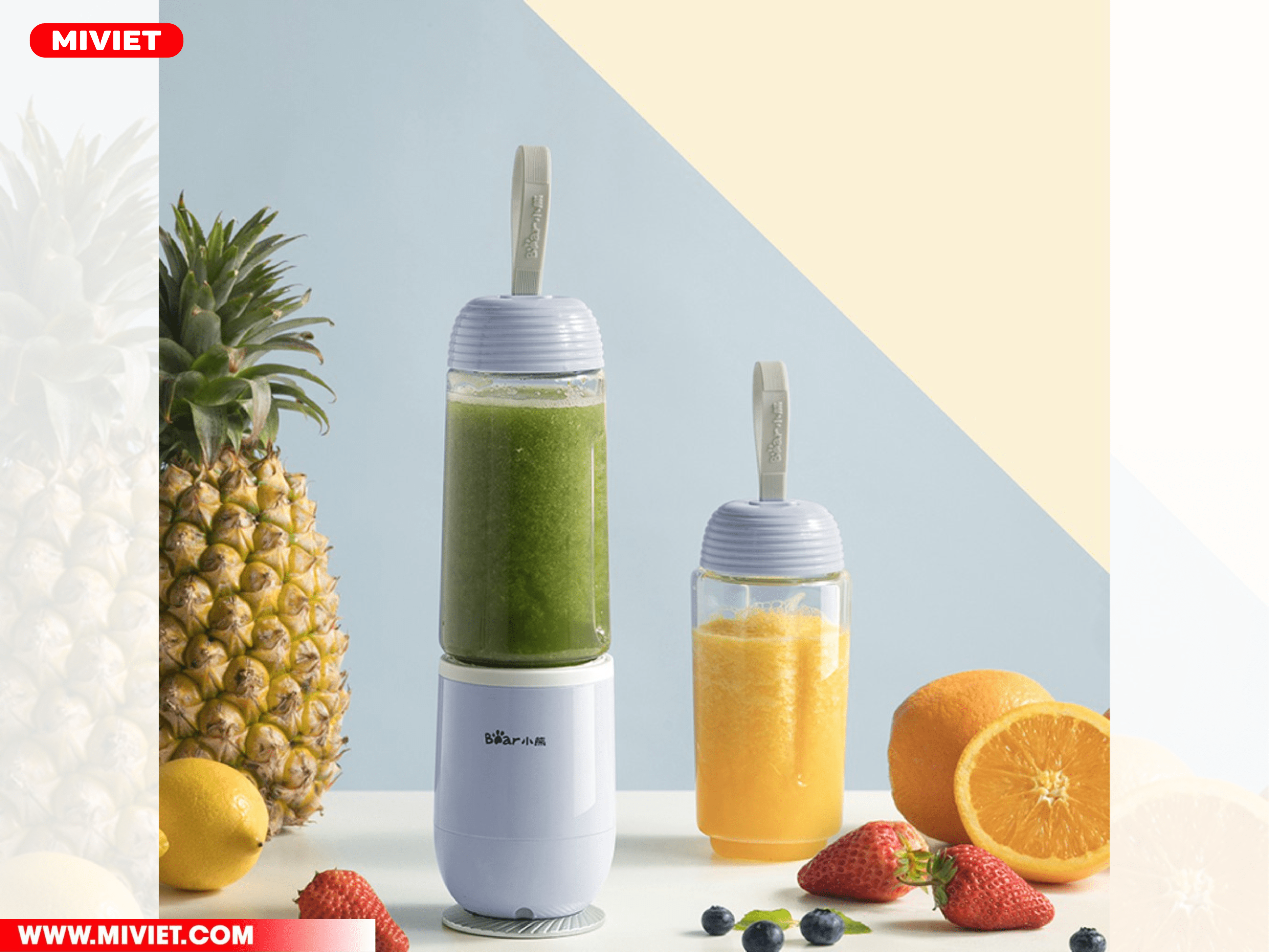 Máy xay sinh tố cầm tay mini Bear LLJ-D04B1