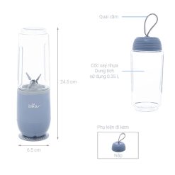 Máy xay sinh tố cầm tay mini Bear LLJ- D04B1 - Tiếng Anh - HDSD Tiếng Việt
