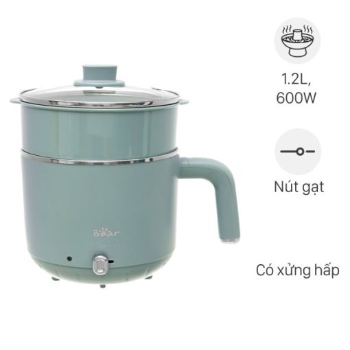 Nồi lẩu và hấp đa năng Bear DRG-D12M5 - Tiếng Anh - HDSD Tiếng Việt