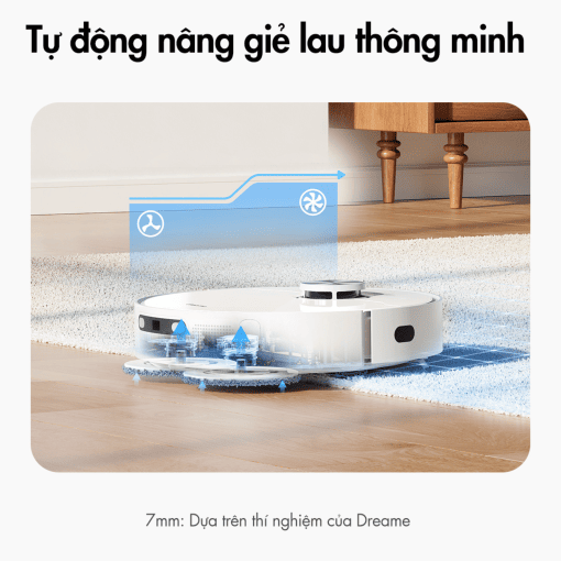 Robot hút bụi lau nhà Dreame L10 Prime - Tự Giặt Giẻ, Sấy Khô - Bản Quốc Tế