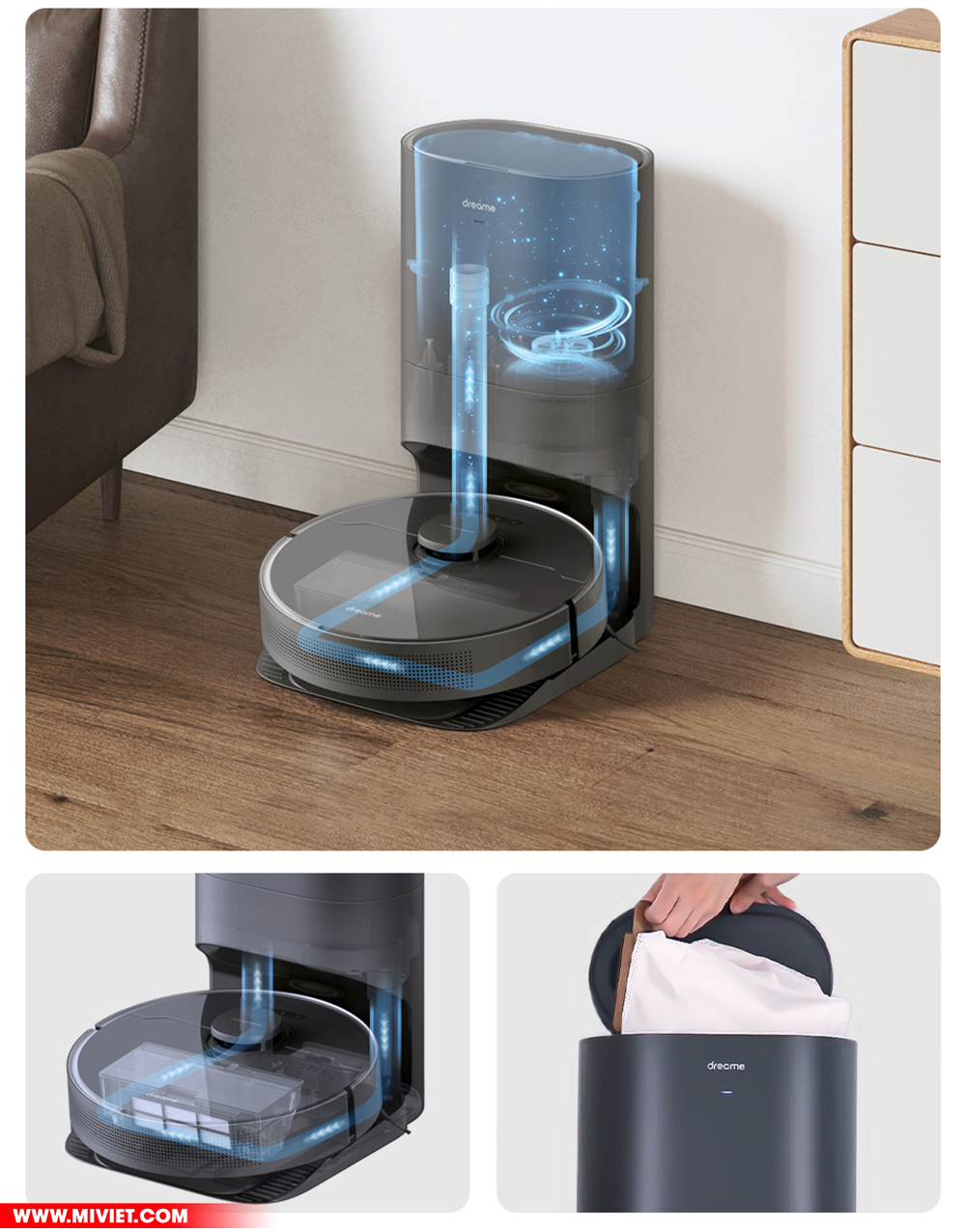 Robot hút bụi lau nhà D10S Plus sở hữu nhiều ưu điểm nổi bật