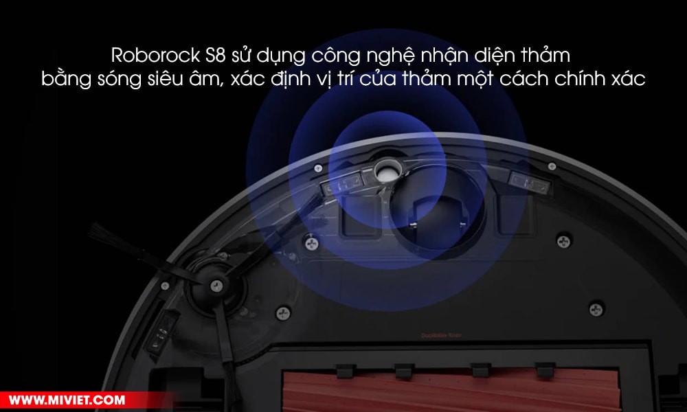 Robot hút bụi lau nhà Roborock S8 Pro Ultra Công nghệ nhận diện thảm thông minh