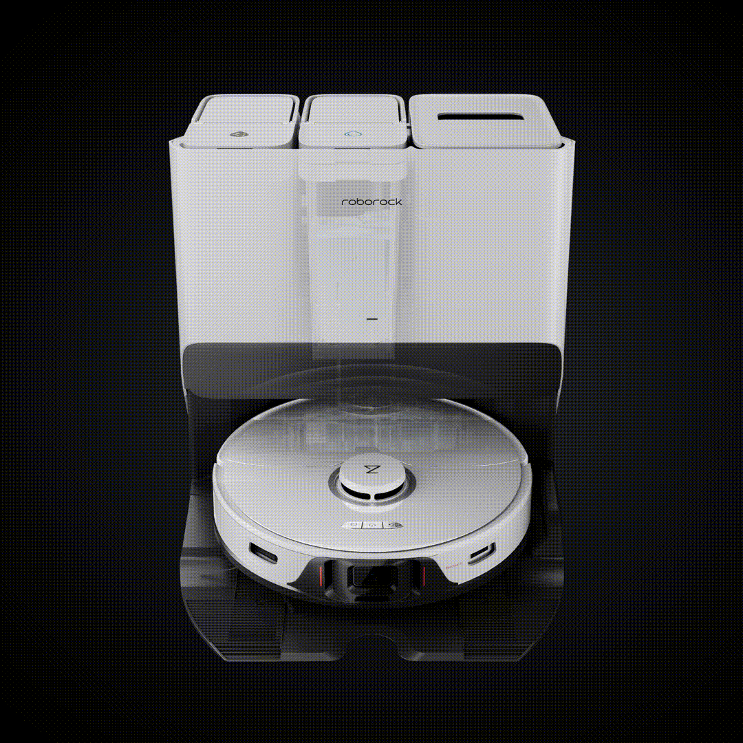 Robot hút bụi lau nhà Roborock S8 Pro Ultra Tự động giặt và sấy khô khăn lau khi trở về dock sạc