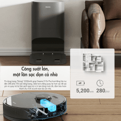 Robot hút bụi lau nhà Dreame D10s Plus - Lực hút 5000 PA - Camera né tránh AI - New 2023