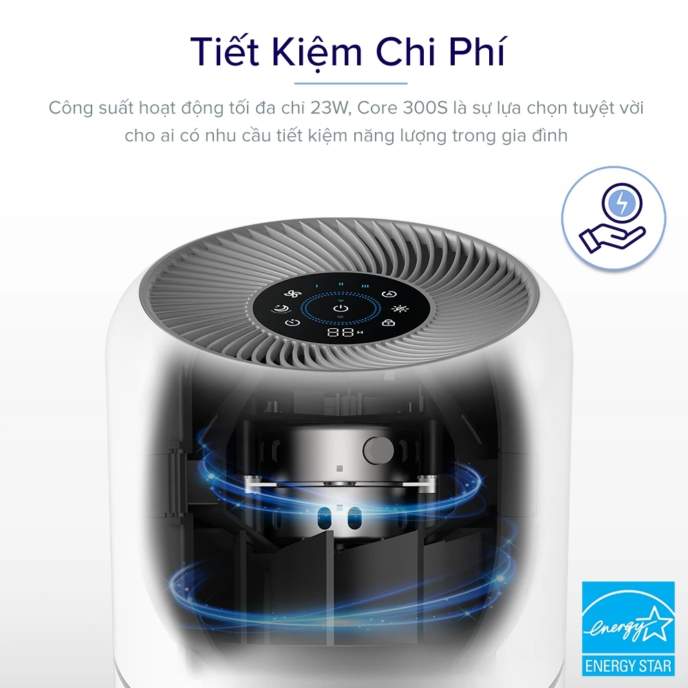 Máy lọc không khí Levoit Core 300S - Top US Brand Purifier - BH 2 Năm Máy lọc không khí Levoit Core 300S - Top US Brand Purifier - BH 2 Năm - Ảnh 7