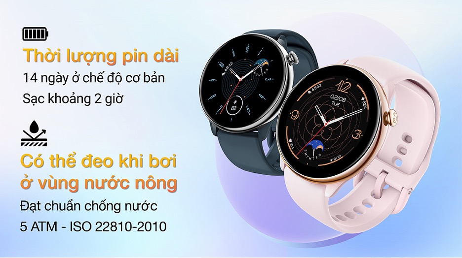 Đồng Hồ Thông Minh Amazfit GTR Mini - New 2023 Amazfit GTR Mini - Thời lượng pin