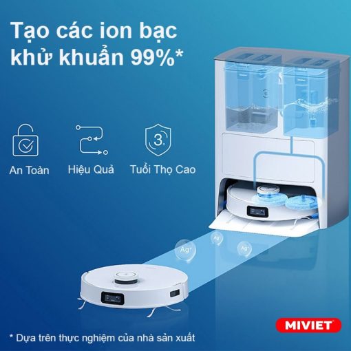 Tạo các ion bạc khử khuẩn 99%