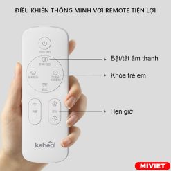 Quạt Không Cánh Xiaomi Keheal A4 - BH 12 Tháng - Chính Hãng Điều khiển thông minh tốc độ và hướng gió từ xa với remote tiện lợi