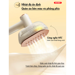 Bàn ủi hơi nước cầm tay đa năng Bear GTJ-A12Z2 - Hàng chính hãng - Tiếng Anh/Việt - BH 18 tháng - Full VAT