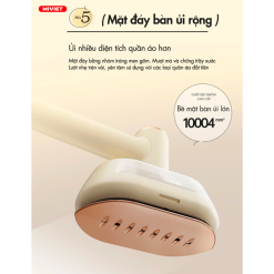 Bàn ủi hơi nước cầm tay đa năng Bear GTJ-A12Z2 - Hàng chính hãng - Tiếng Anh/Việt - BH 18 tháng - Full VAT