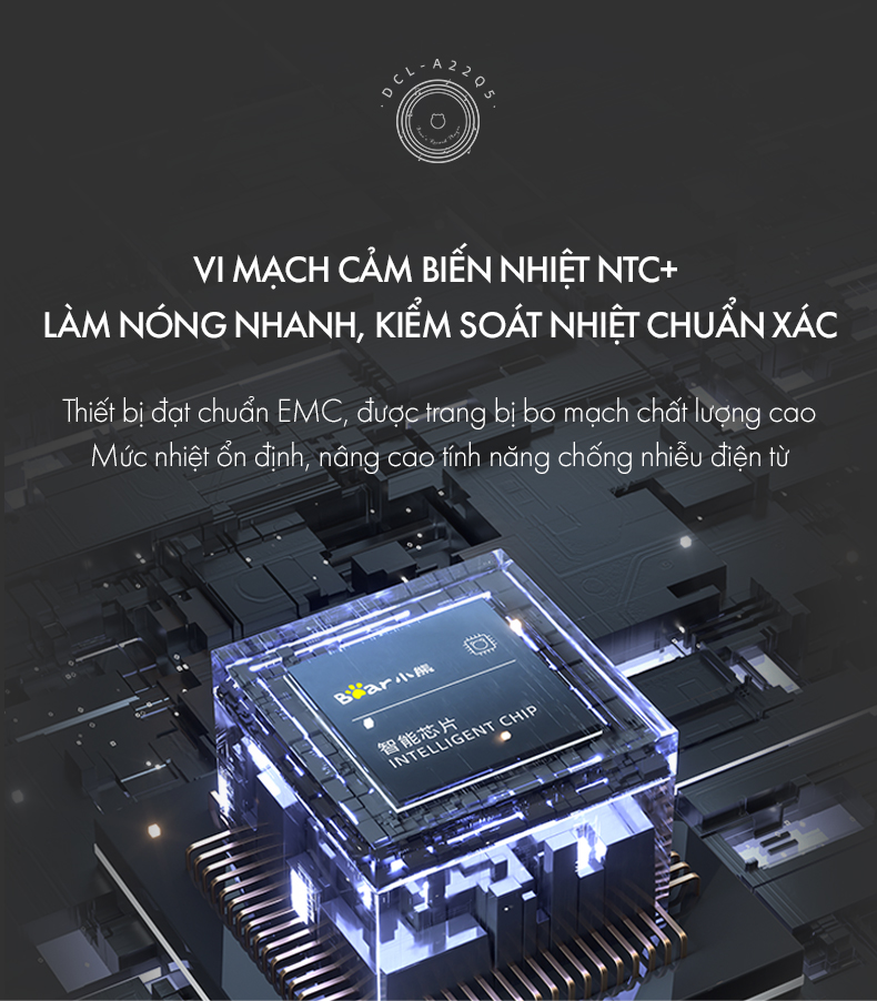 Bếp điện từ Bear (Bếp đơn) DCL-A22Q5 - Hàng chính hãng - Tiếng Anh/Việt - BH 18 Tháng - Full VAT