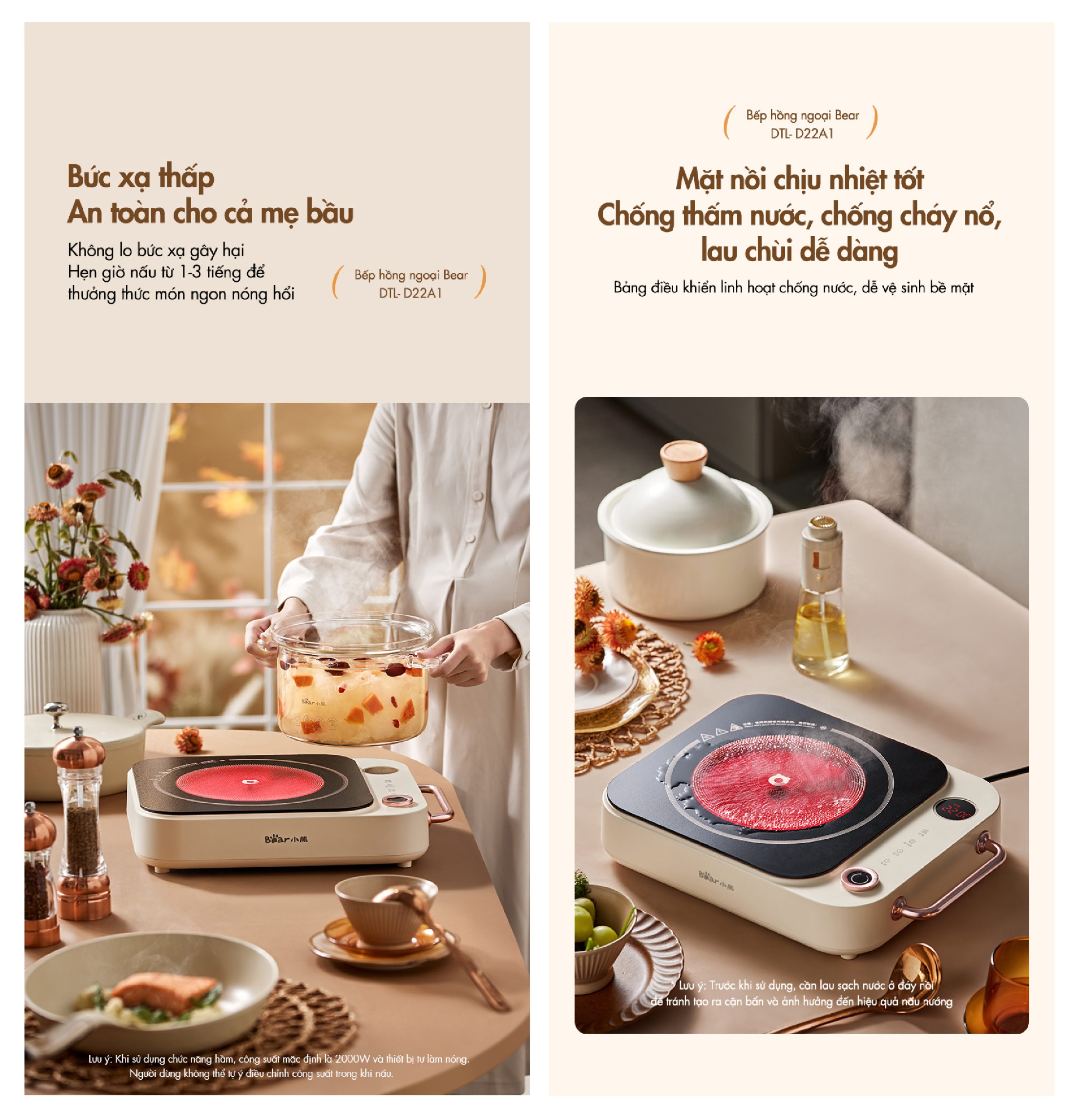 Bếp hồng ngoại cao cấp Bear DTL-D22A1 - Hàng chính hãng - Tiếng Anh/Việt - BH 18 tháng - Full VAT Bếp hồng ngoại cao cấp Bear DTL-D22A1 - Hàng chính hãng - Tiếng Anh/Việt - BH 18 tháng - Full VAT