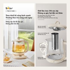 Alternative view of Bình nấu trà đa năng Bear YSH-E15M1 - Hàng chính hãng - Tiếng Anh/Việt - BH 18 tháng - Full VAT