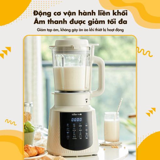 Máy làm sữa hạt đa năng Bear PBJ-C16Q8 (1,5 lít) - Hàng chính hãng - Tiếng Anh/Việt - BH 18 tháng - Full VAT