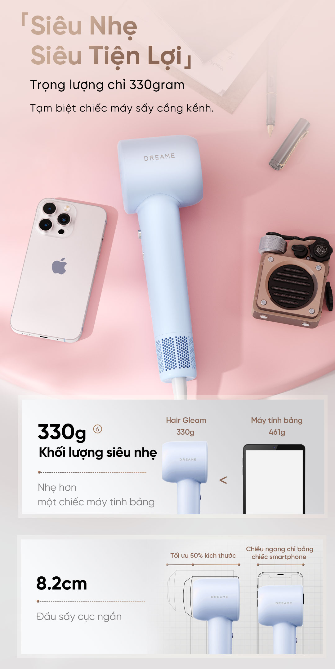 Máy sấy tóc Dreame Hair Gleam