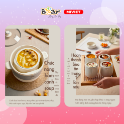 Nồi nấu chậm đa năng Bear DDZ-B25Q3 - Hàng chính hãng - Tiếng Anh/Việt - BH 18 tháng - Full Vat Nồi nấu chậm đa năng Bear DDZ-B25Q3 - Hàng chính hãng - Tiếng Anh/Việt - BH 18 tháng - Full Vat