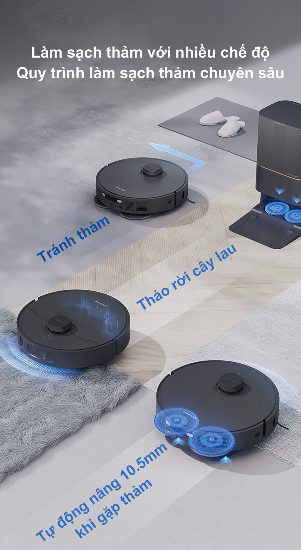 Robot hút bụi lau nhà Dreame X30 Ultra - Bản Quốc Tế - New 2024