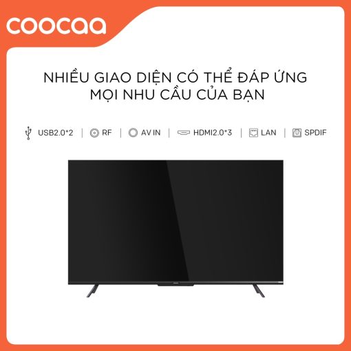 Google Tivi Coocaa 50Y72 4K 50 inch - Quốc Tế - Hàng Chính Hãng