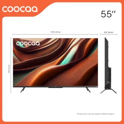 Google Tivi Coocaa 55Y72 4K 55 inch - Quốc Tế - Hàng Chính Hãng