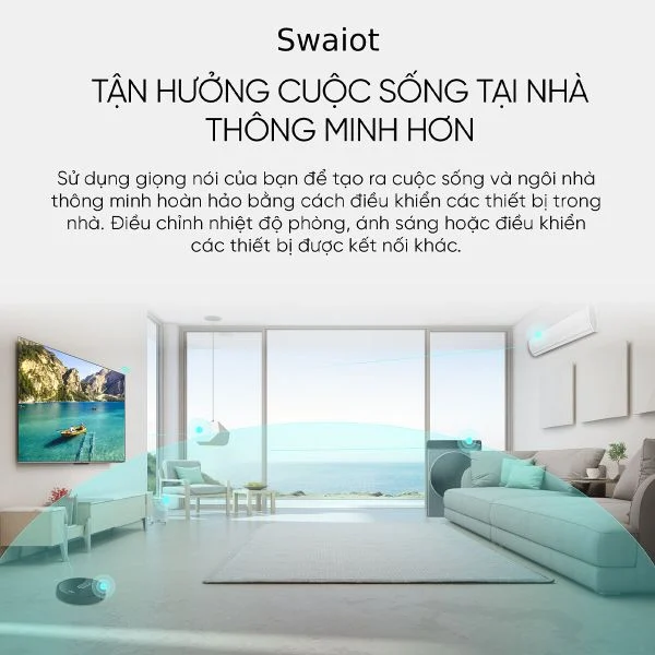 Google Tivi Coocaa 55Y72 Pro 4K QLED 55 inch - Quốc Tế - Hàng Chính Hãng