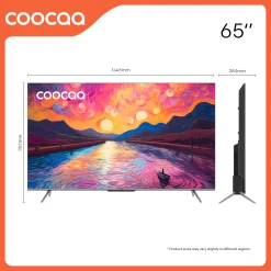 Google Tivi Coocaa 65Y72 Pro 4K QLED 65 inch - Quốc Tế - Hàng Chính Hãng