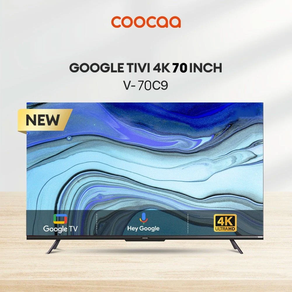 Google Tivi Coocaa 70C9 4K 70 inch - Quốc Tế - Hàng Chính Hãng