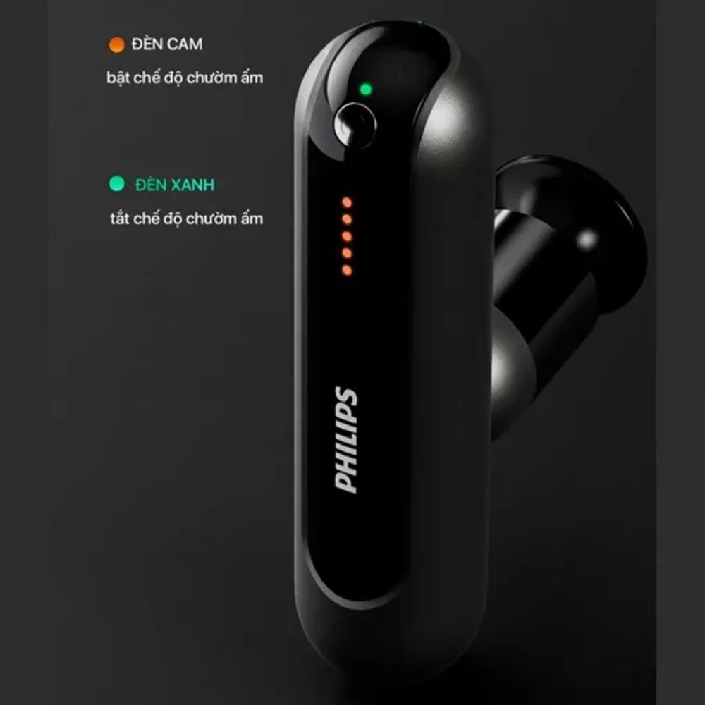 Máy massage cầm tay mini PHILIPS PPM7303 - chính hãng Máy massage cầm tay mini PHILIPS PPM7303 - chính hãng - Ảnh 10