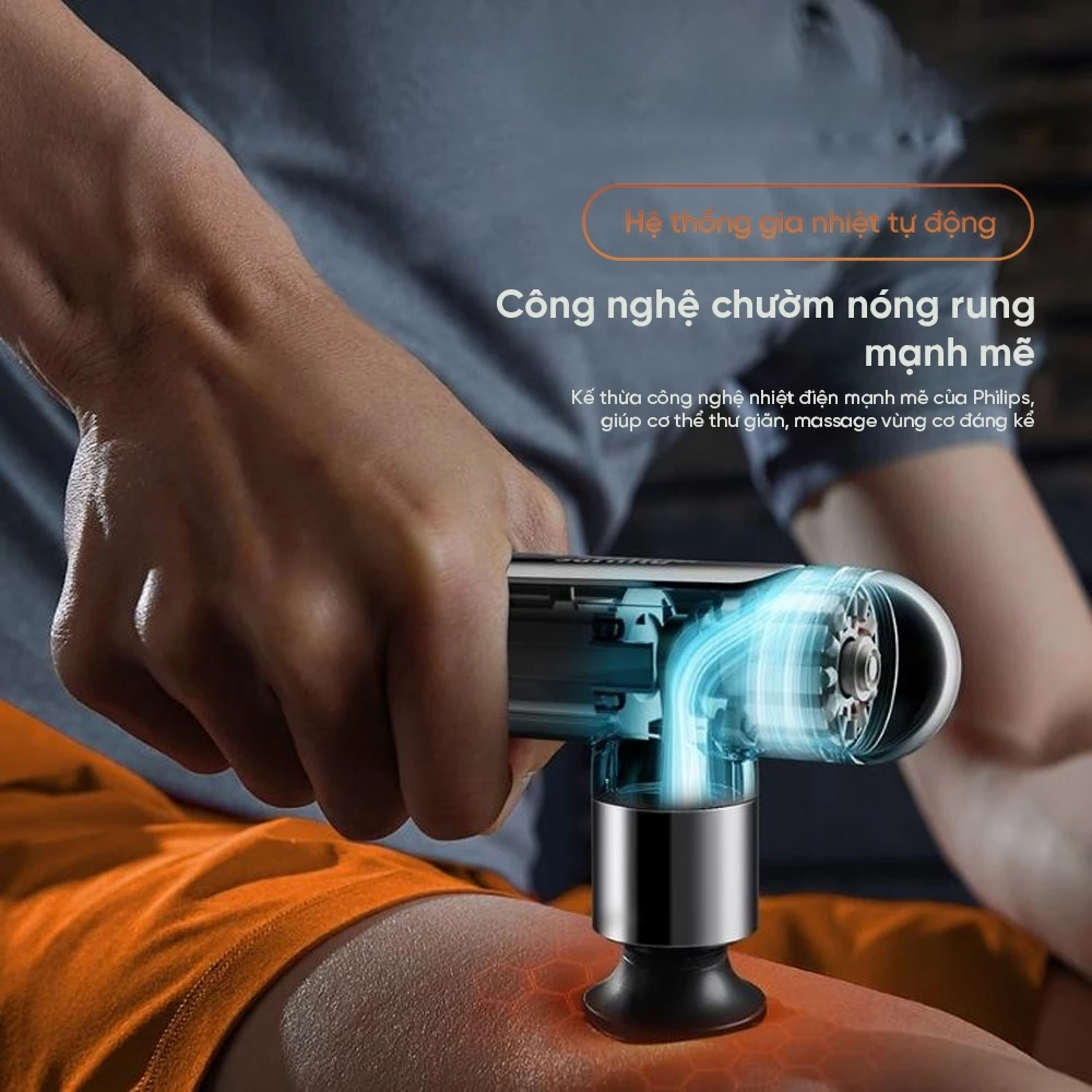 Máy massage cầm tay mini PHILIPS PPM7303 - chính hãng Máy massage cầm tay mini PHILIPS PPM7303 - chính hãng - Ảnh 9