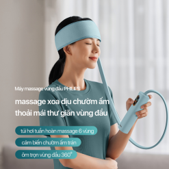 Máy massage đầu PHILIPS PPM1321 chườm ấm thư giãn