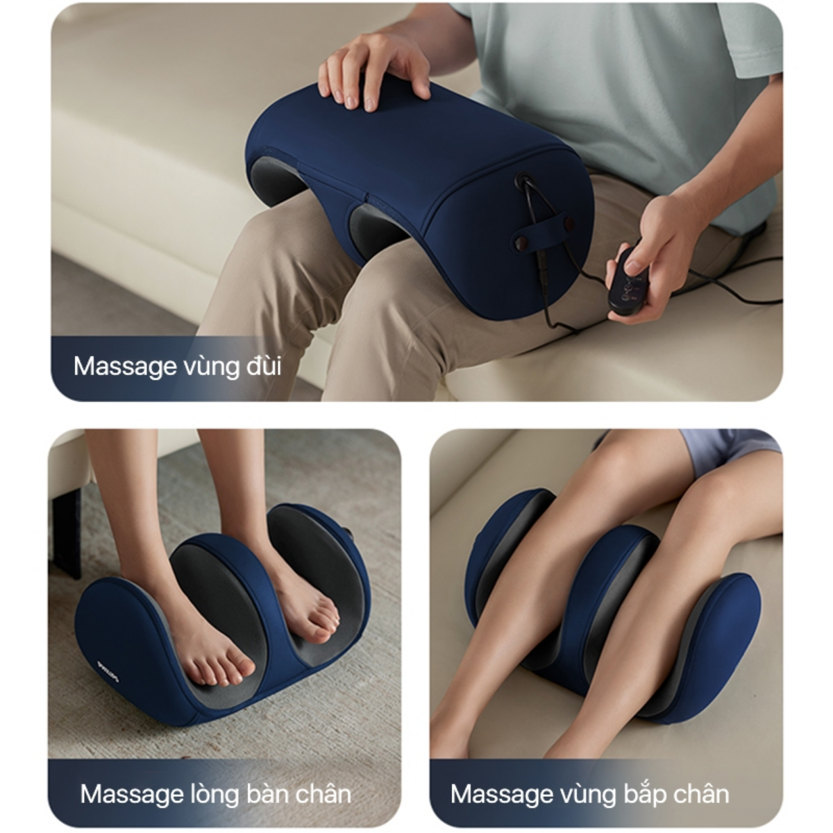 Máy massage vùng chân PHILIPS PPM6331 cho nhiều vị trí