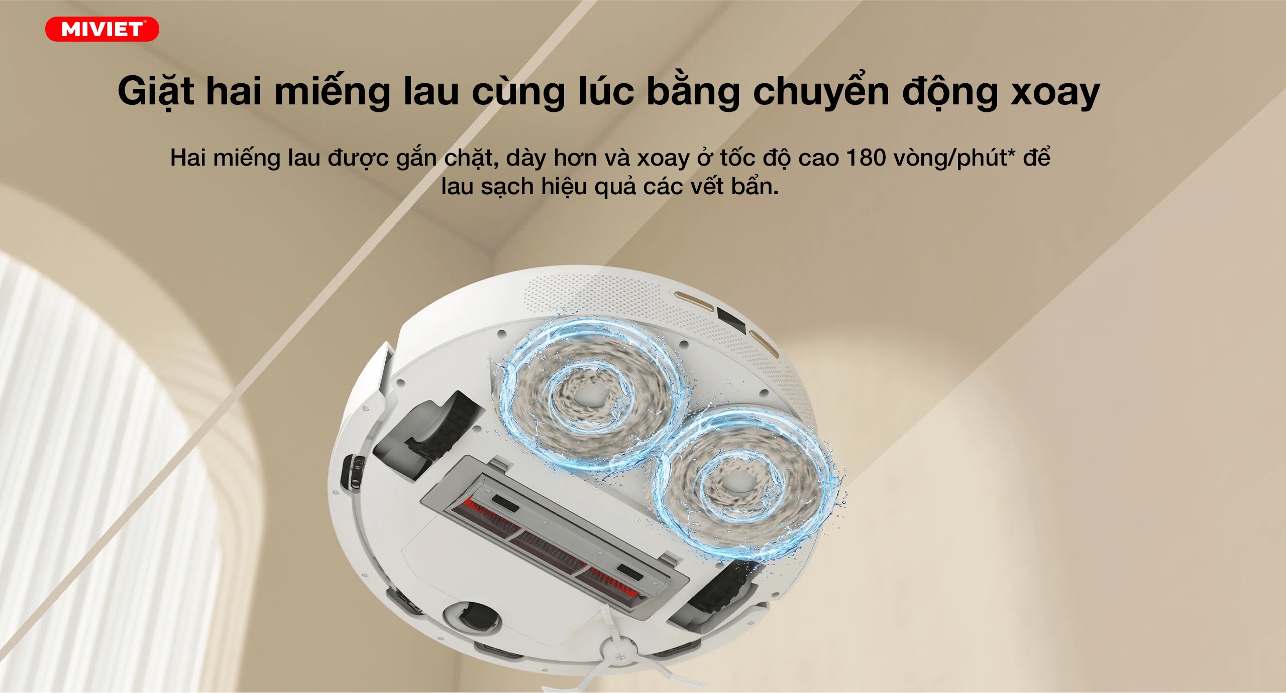 Robot hút bụi lau nhà Xiaomi Vacuum X20 - Bản Quốc Tế - BH 12 tháng