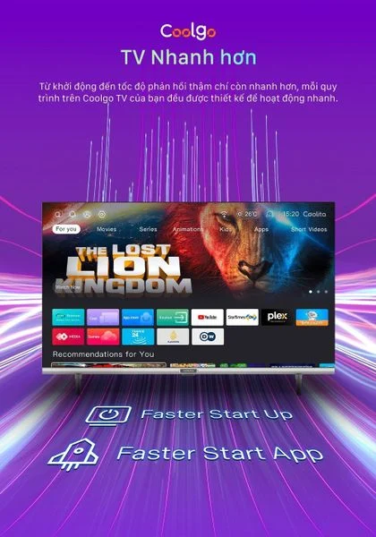 Smart Tivi Coocaa 43S3U Full HD 43 inch - Quốc Tế - Hàng Chính Hãng Smart Tivi Coocaa 43S3U Full HD 43 inch - Quốc Tế - Hàng Chính Hãng