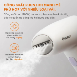 Bàn ủi hơi nước cầm tay Gaabor GS1200M-WH01A Bàn ủi hơi nước cầm tay Gaabor GS1200M-WH01A công suất mạnh mẽ