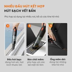 Máy hút bụi cầm tay Gaabor GVCC-M3A2 trọng lượng 320g Máy hút bụi cầm tay GVCC-M3A2 nhiều đầu hút