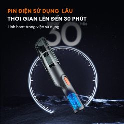 Máy hút bụi cầm tay Gaabor GVCC-M3A2 trọng lượng 320g Máy hút bụi cầm tay GVCC-M3A2 pin điện