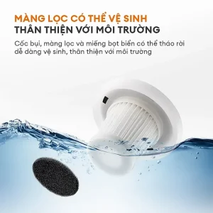 Máy hút bụi có dây Gaabor VCW14M-WH01B màng lọc tháo rời