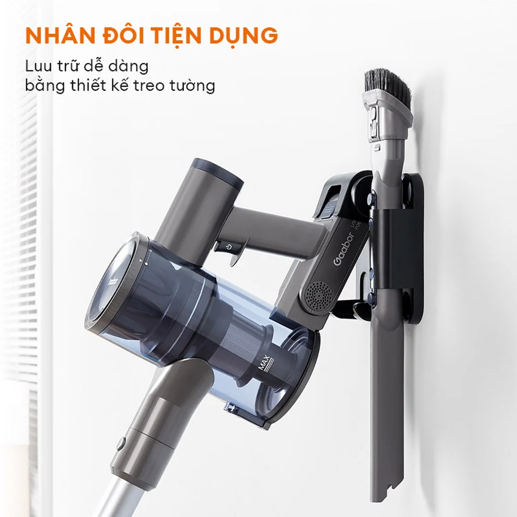 Máy hút bụi không dây Gaabor VCL10E-BK01A Máy hút bụi không dây Gaabor VCL10E-BK01A tiện dụng